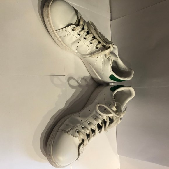 Men’s Green Adidas STAN SMITH Shoes - Picture 2 of 4